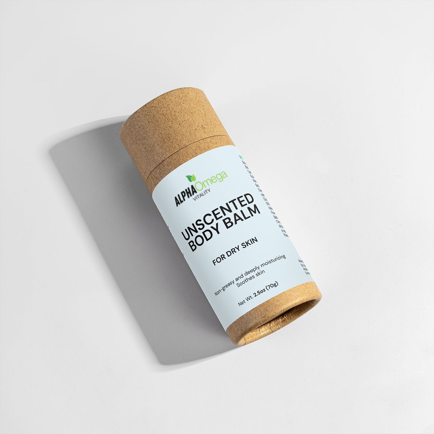 Unscented Body Balm for Dry Skin