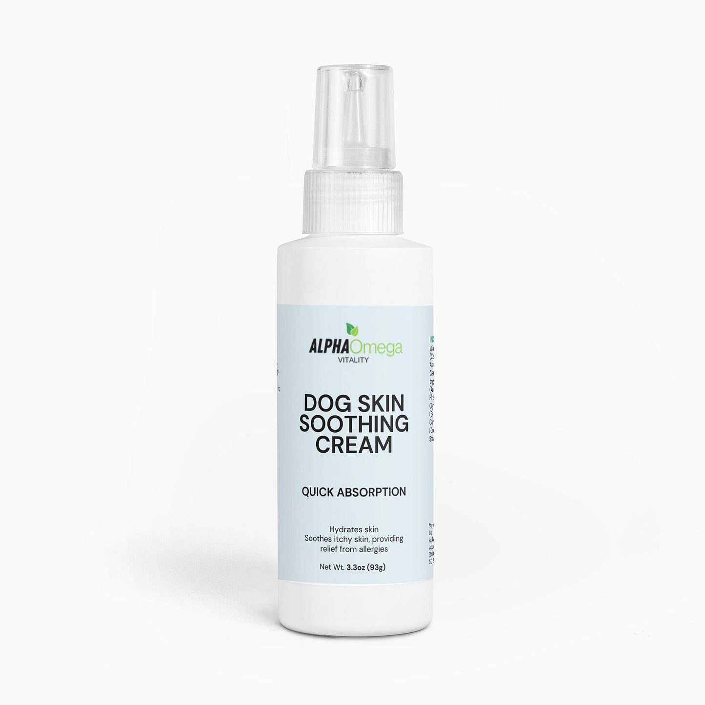 Dog Skin Soothing Cream - Quick Absorption